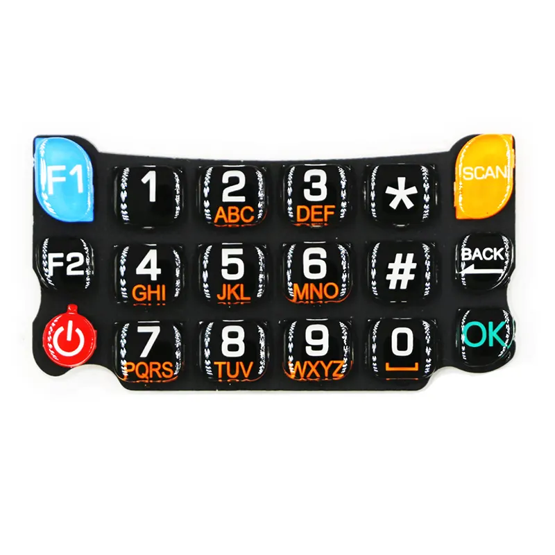 Custom Conductive Epoxy Glue Silicone Rubber Button Keyboards Manufacturers3