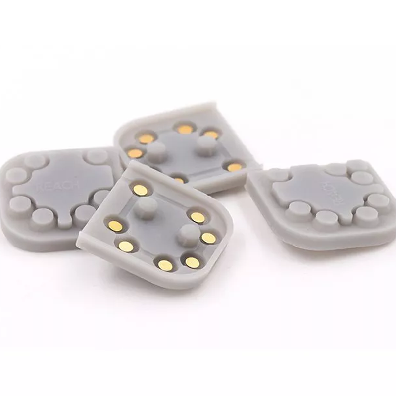 Custom Durable Silicone Rubber Keypad Keyboard with Conductive Golden Pills Suppliers4