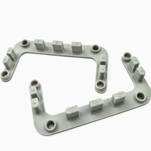 Flexible Silicone Rubber Keyboard Keypads for Calculator Application with Carbon Pills Suppliers1