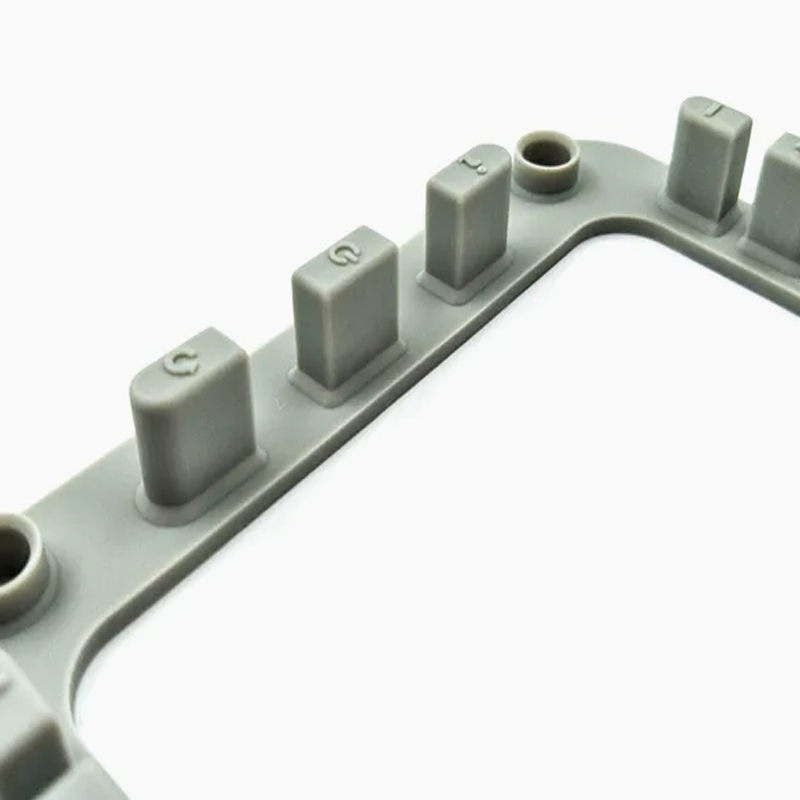 Flexible Silicone Rubber Keyboard Keypads for Calculator Application with Carbon Pills Suppliers2