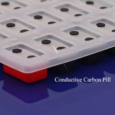 Custom Carbon Pill Silicone Keyboard
