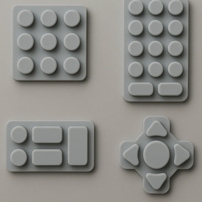 Custom Matte Smooth Silicone Keypad