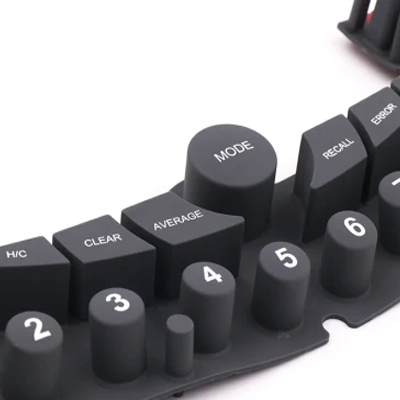 Custom Silk Screen Printing Silicone Keypad