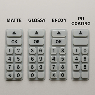 Custom Surface-coating Silicone Keypad