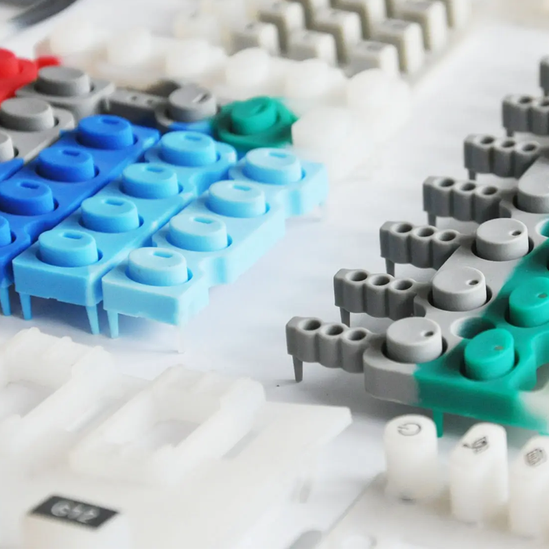 Customized Conductive Silicone Rubber Button Keyboards with Colorful Coating Factory4