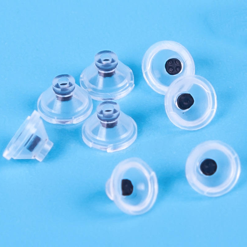 Custom Silicone Rubber Single Push Keypad Buttons with Conductive Carbon Pills In Bulk Order Manufacturing3