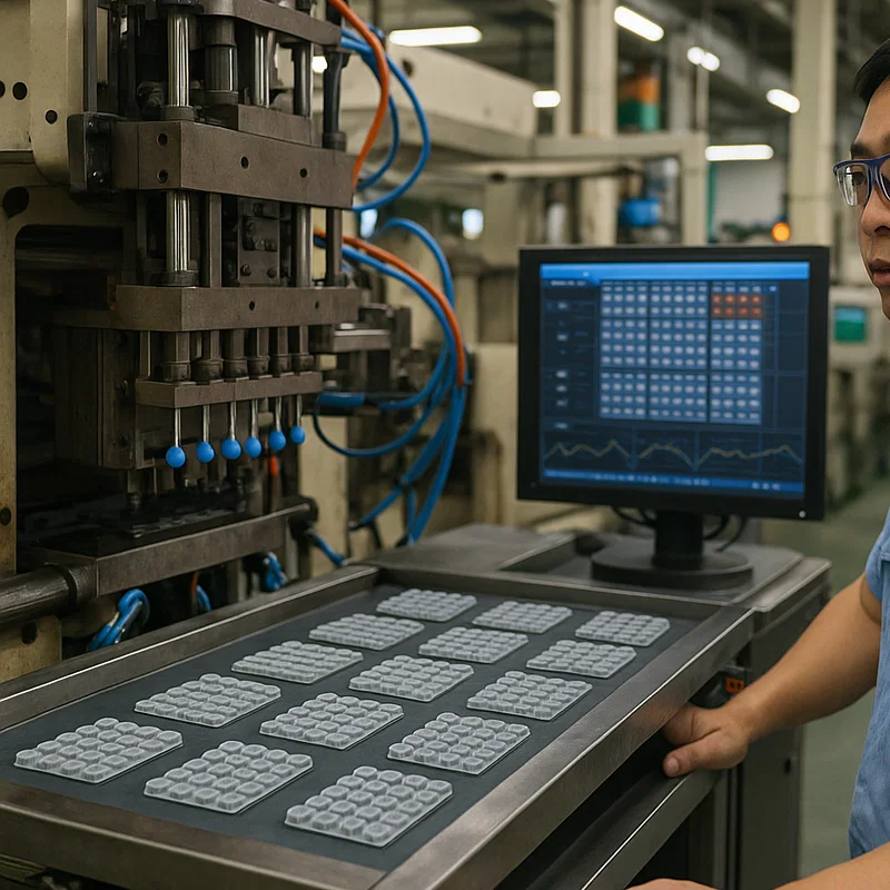 Silicone Rubber Keypad Manufacturing2