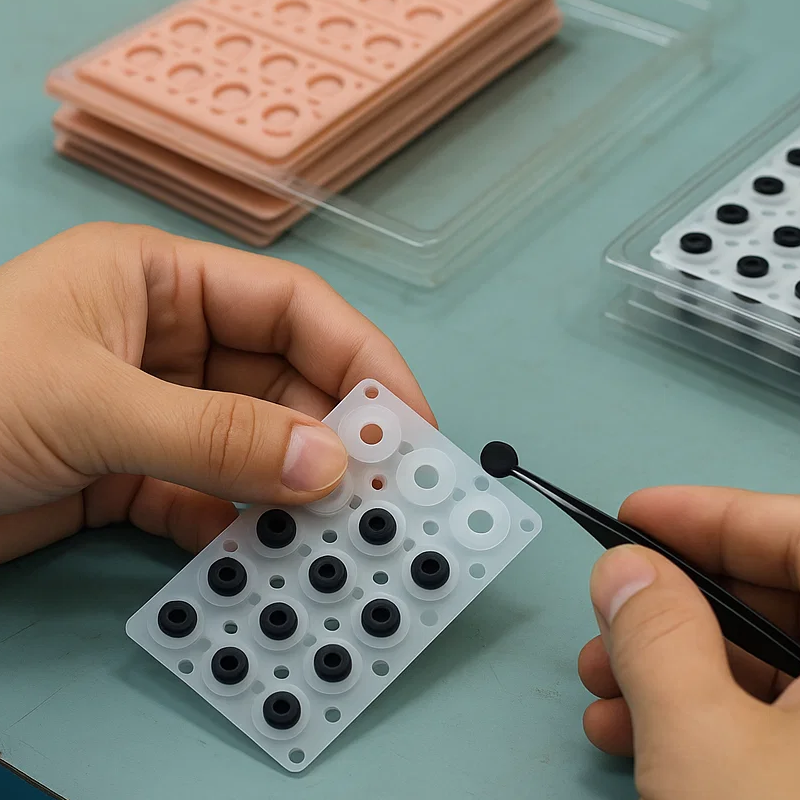 How Do Conductive and Non-Conductive Silicone Keypads Differ in Performance and Applications12