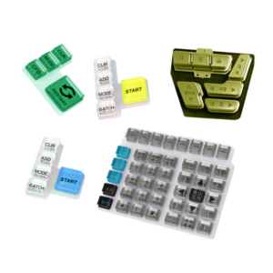 OEM Silicone Electric Keypad Keyboards with Multicolor Acrylic Keycap Factory1